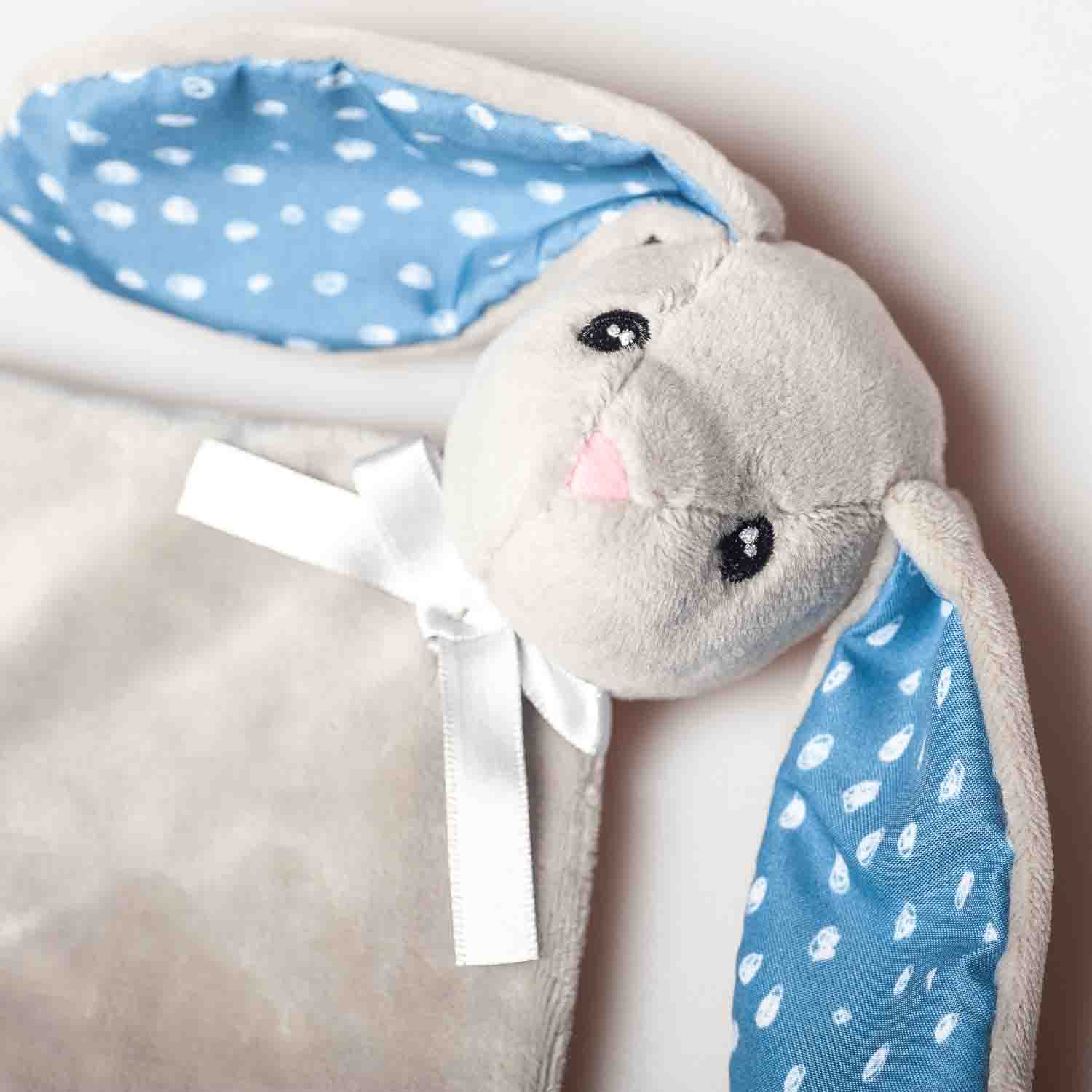 Blanket humming - Bunny Whisbear (Grey) – make toys – Comfort we